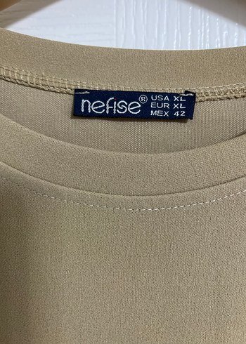 Boncuk Detaylı Bej Uzun Kollu Tunik - Görsel 4