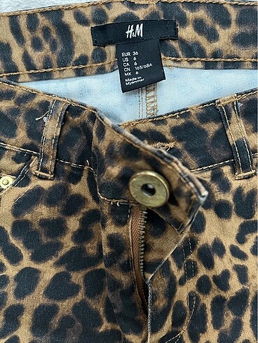 36 Beden Leopar pantolon