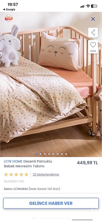Lc waikiki bebek nevresim
