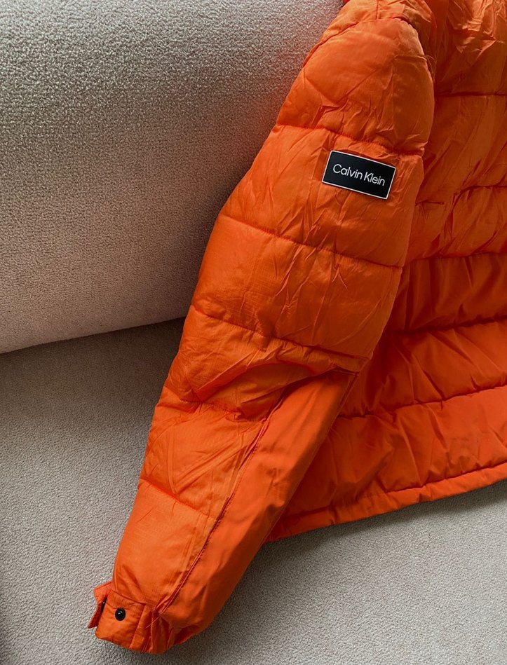 Calvin Klein Turuncu Şişme Erkek Mont - Görsel 5