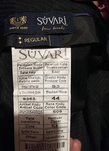 Süvari Süvari erkek kumaş pantolon