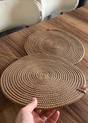 Bej Bohem Yuvarlak Amerikan Servis - Görsel 4