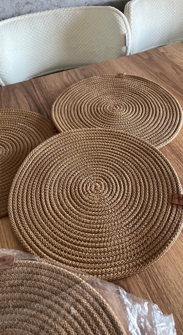 Bej Bohem Yuvarlak Amerikan Servis - Görsel 2