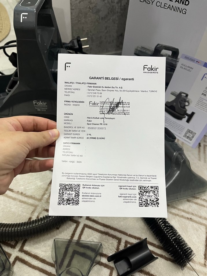 Fakir halı ve koltuk yıkama makinesi - Görsel 3