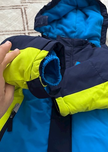 Parlak Mavi Erkek Çocuk Fermuarlı Mont - Görsel 15