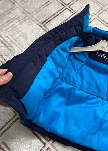 Parlak Mavi Erkek Çocuk Fermuarlı Mont - Görsel 8