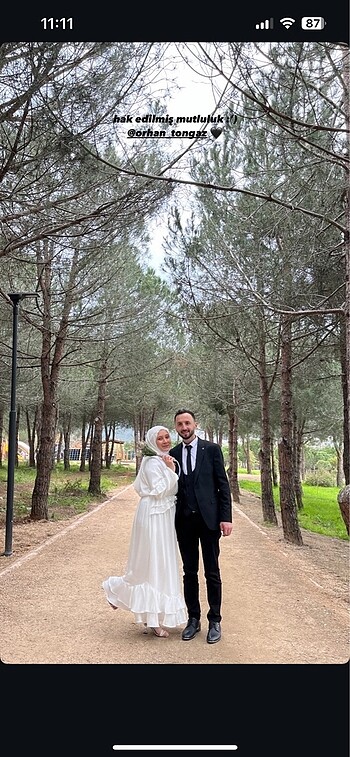 Diğer nikah dış çekim elbisesi