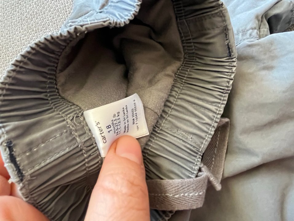 Erkek Çocuk Gri Keten Bol Pantolon - Görsel 2