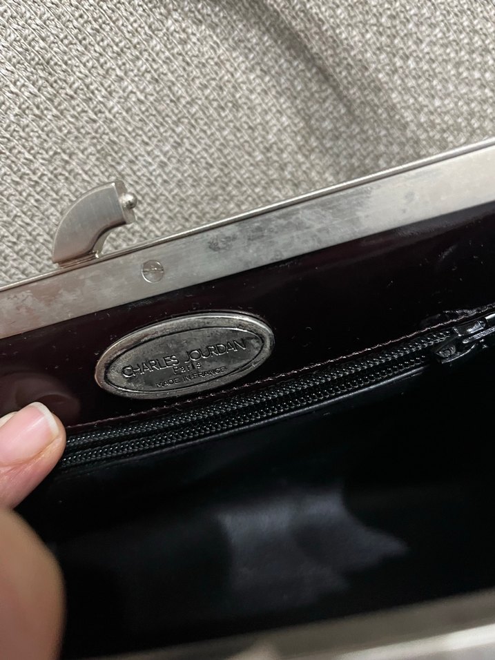 Mürdüm vişne  çürüğü görünümlü 
Deri Tokalı Kadın Çanta - Görsel 3