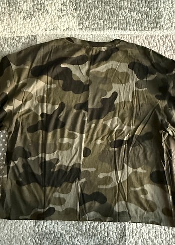Zara Kamuflaj Desenli Salaş Tişört - Görsel 4