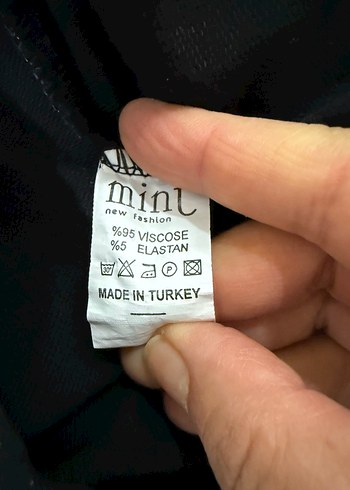 Payet İşlemeli Siyah Viskon Kadın Bluz - Görsel 6