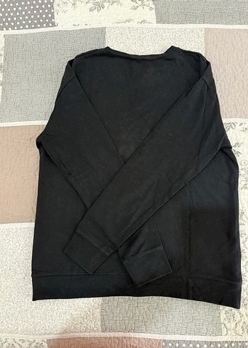 Payet İşlemeli Siyah Viskon Kadın Bluz - Görsel 5