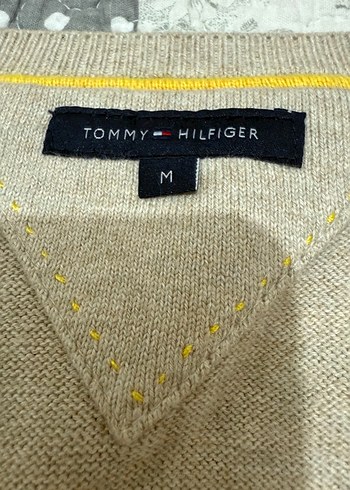 Tommy Hilfiger Kadın Bej Triko Süveter - Görsel 2