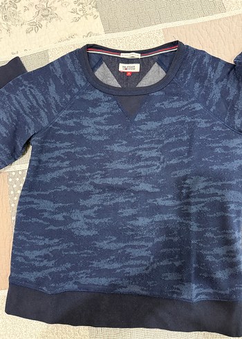 Tommy Hilfiger Mavi  Sweatshirt - Görsel 4