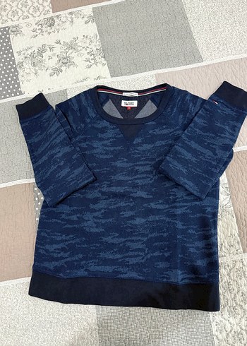 Tommy Hilfiger Mavi  Sweatshirt - Görsel 3