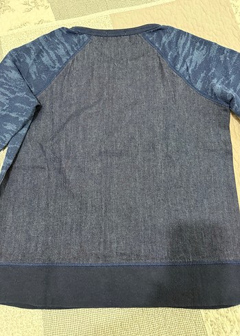 Tommy Hilfiger Mavi  Sweatshirt - Görsel 6