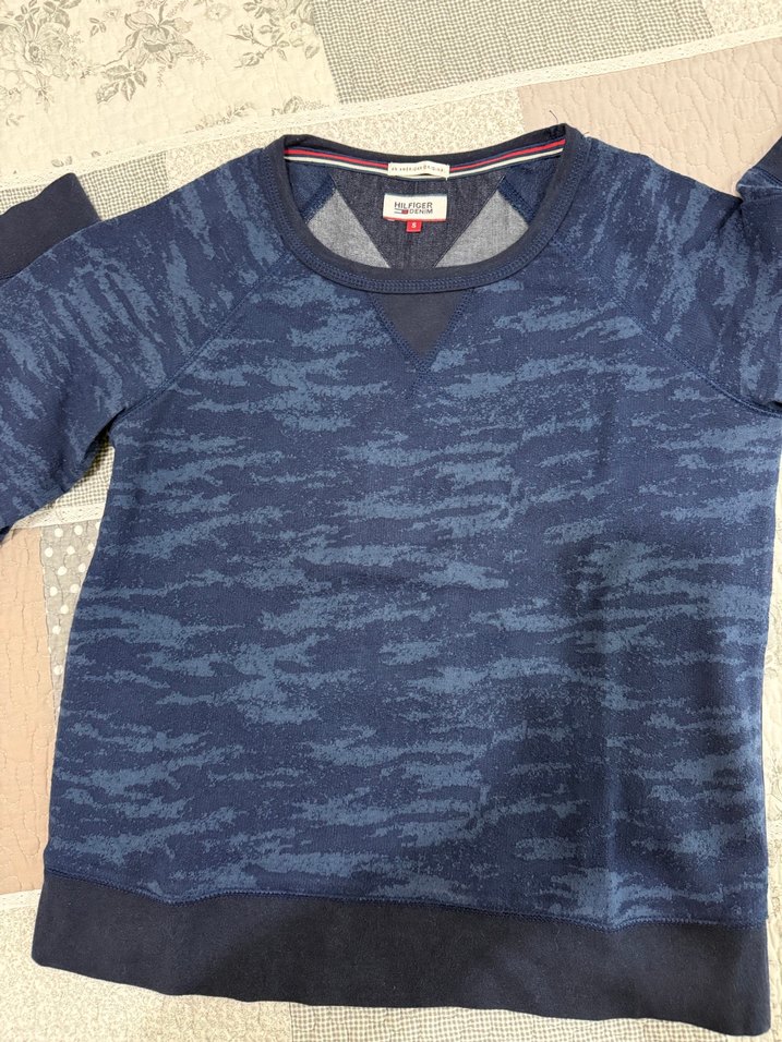 Tommy Hilfiger Mavi  Sweatshirt - Görsel 4