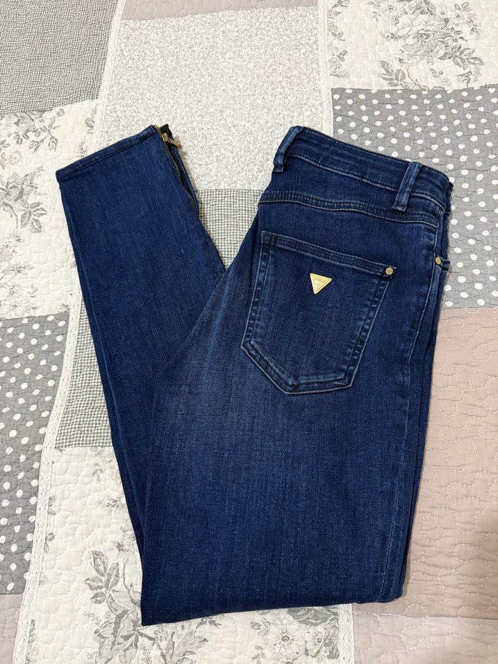 Guess Yepyeni Fermuarlı JeanPantolon - Görsel 2