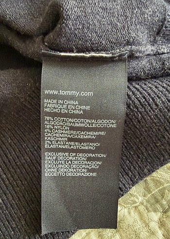 Tommy Hilfiger Kadın Lacivert Süveter - Görsel 4