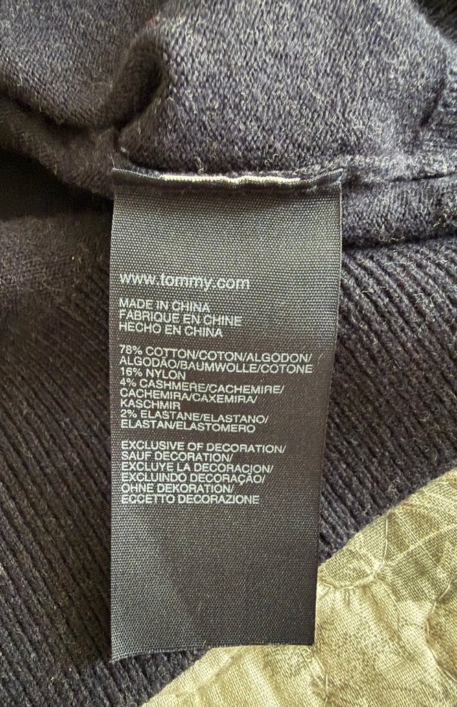 Tommy Hilfiger Kadın Lacivert Süveter - Görsel 4