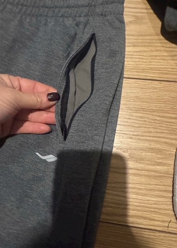 Gri Erkek  Eşofman Altı Fermuarlı - Görsel 3