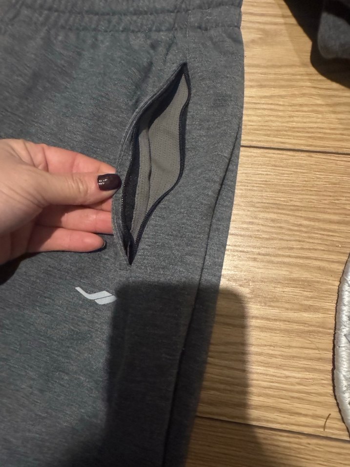 Gri Erkek  Eşofman Altı Fermuarlı - Görsel 3