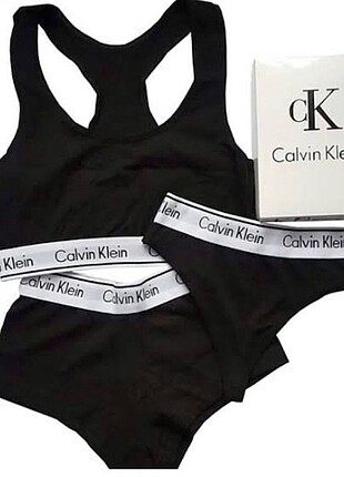 Calvin Klein Modern Bralette 3'lü Spor Kadın İç Giyim Seti