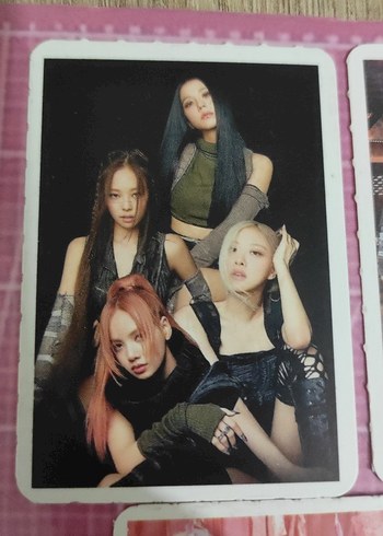 16 adet arkalı önlü blackpink fotokart - Görsel 2