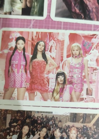 16 adet arkalı önlü blackpink fotokart - Görsel 8