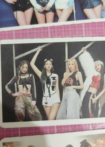 16 adet arkalı önlü blackpink fotokart - Görsel 12