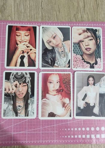 32 adet arkalı önlü jennie fotokart - Görsel 3