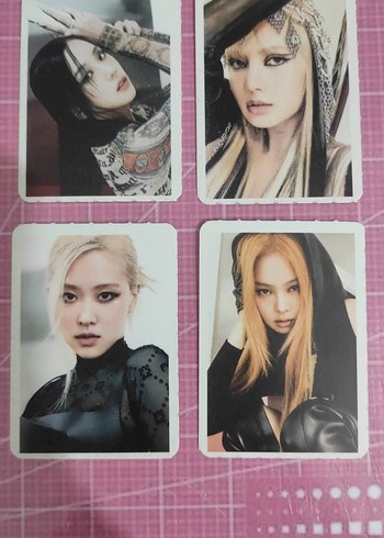 arkalı önlü blackpink fotokart - Görsel 2