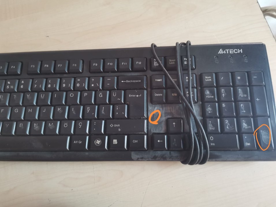 A4 tech kr 83 q klavye - Görsel 3