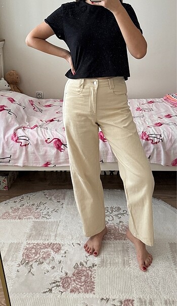 36 Beden camel Renk ZARA JEAN