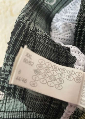 Gri Bağcıklı Uzun Bol Kesim Erkek Mayo - Görsel 6