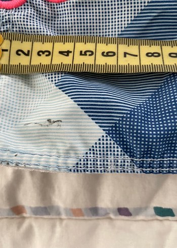 Erkek Çocuk Mavi Kareli Deniz Şortu h&m marka - Görsel 5