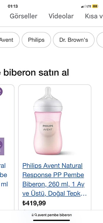 avent biberon
