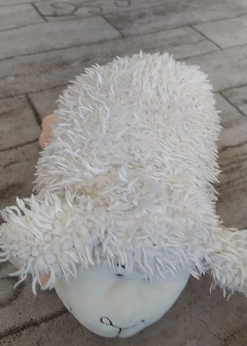 Beyaz Gri Peluş Koyun Oyuncak - Görsel 2