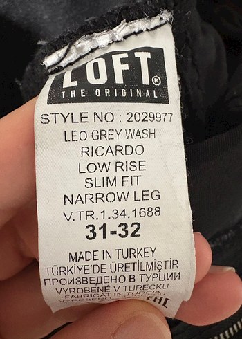 Siyah Gri Regular Fit Erkek Denim Pantolon - Görsel 3