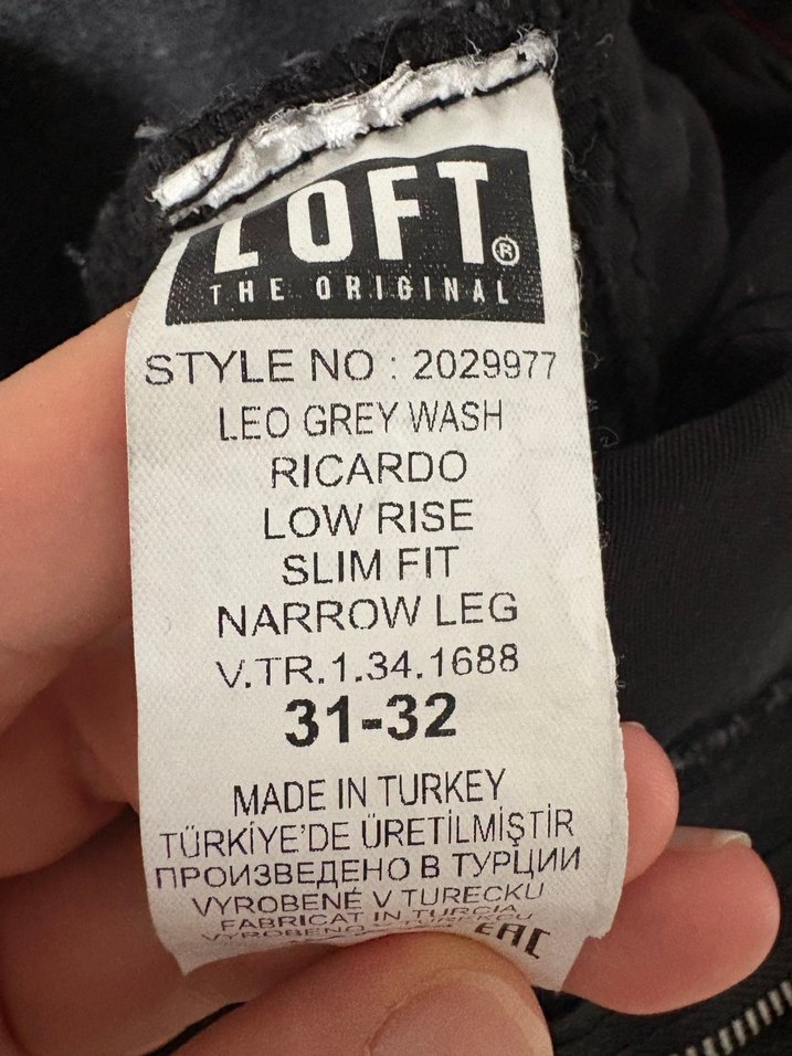 Siyah Gri Regular Fit Erkek Denim Pantolon - Görsel 3