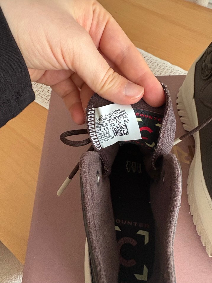 Kahverengi Platform Topuklu Kadın Spor Ayakkabı - Görsel 4