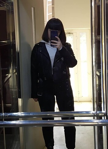 Pull and Bear Pull and bear deri ceket