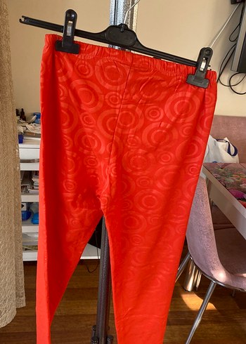 xl Beden Kırmızı Bohem Kadın Kumaş Pantolon