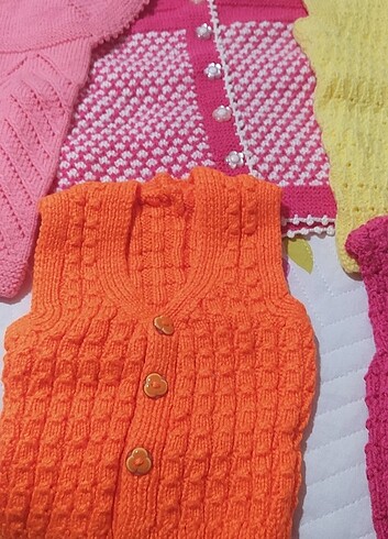 18-24 Ay Beden çeşitli Renk Bebek yeleği suveter