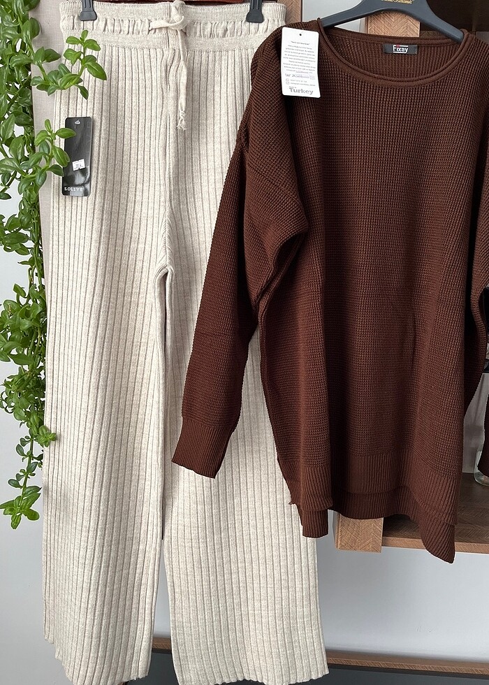 Selanik örgü salaş triko tunik - Görsel 2