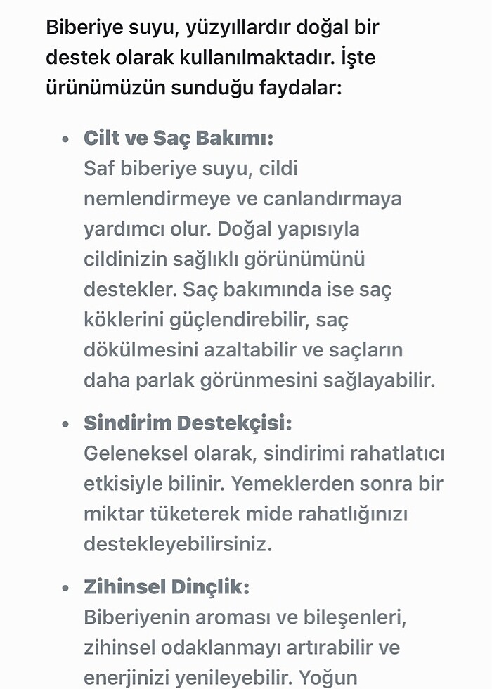Saf biberiye suyu - Görsel 3