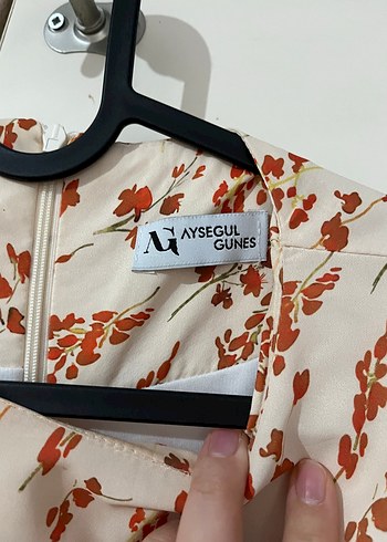 Bej Bohem Uzun Kollu Salaş Elbise - Görsel 4