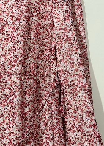 Bordo Bohem Uzun Kollu Uzun Elbise - Görsel 4