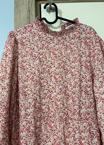 Bordo Bohem Uzun Kollu Uzun Elbise - Görsel 2