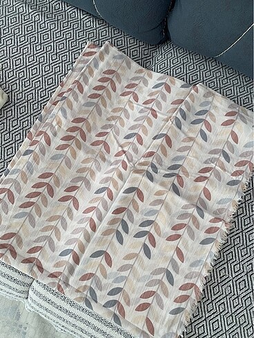 Pamuklu şal desenli - Görsel 2